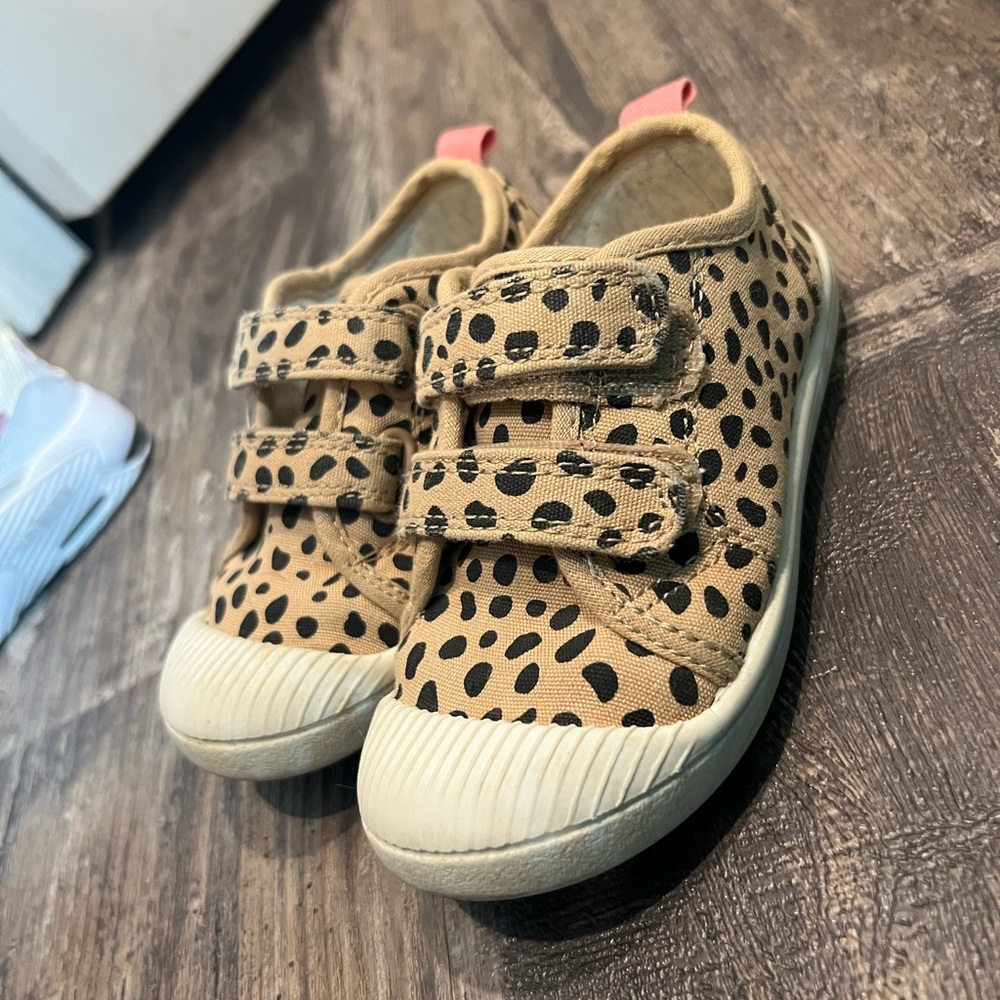 Cheetah print toddler shoes